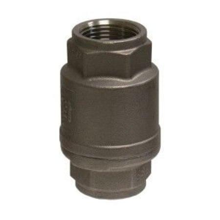 MIDLAND METAL InLine Check Valve, 14 Nominal, FNPT, 800 psi WOG125 psi WSP, 10 to 450 deg F, Media Cold Water 949401